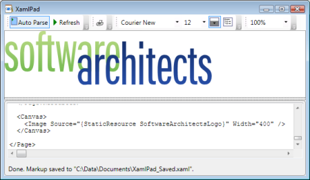 Logo In XAML Pad