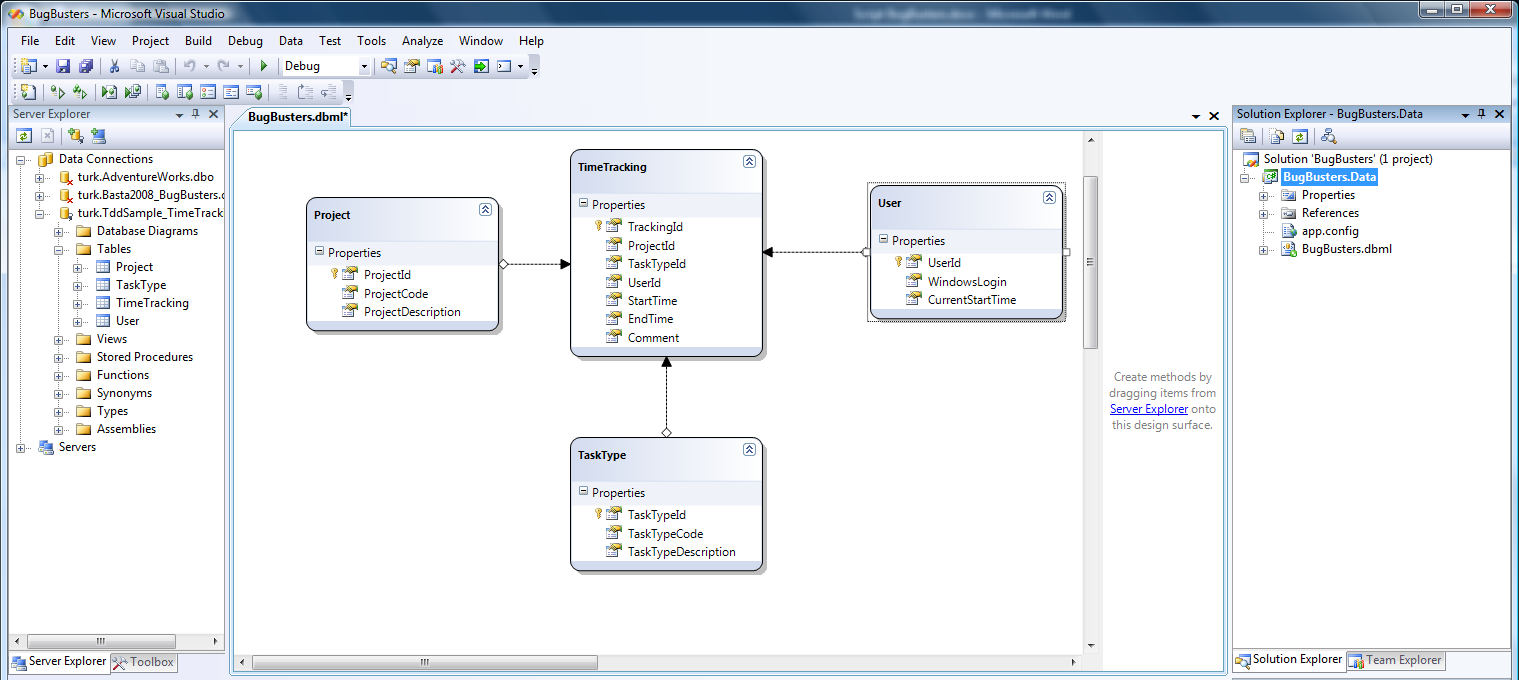 Linq-to-SQL data model