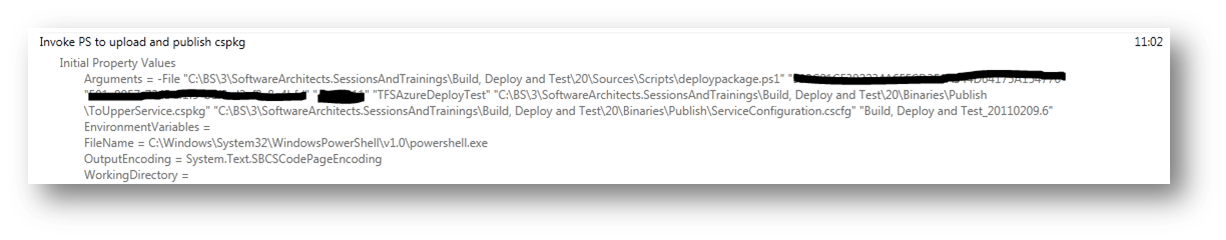 Automated deploying and testing of services in Azure