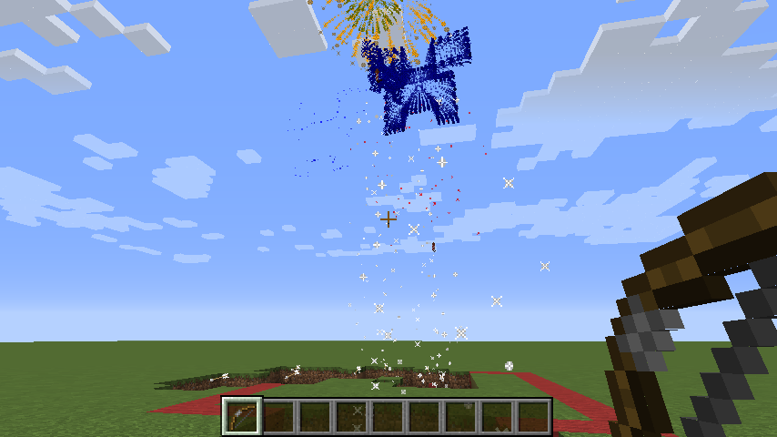 Screenshot of sample Minecraft mod